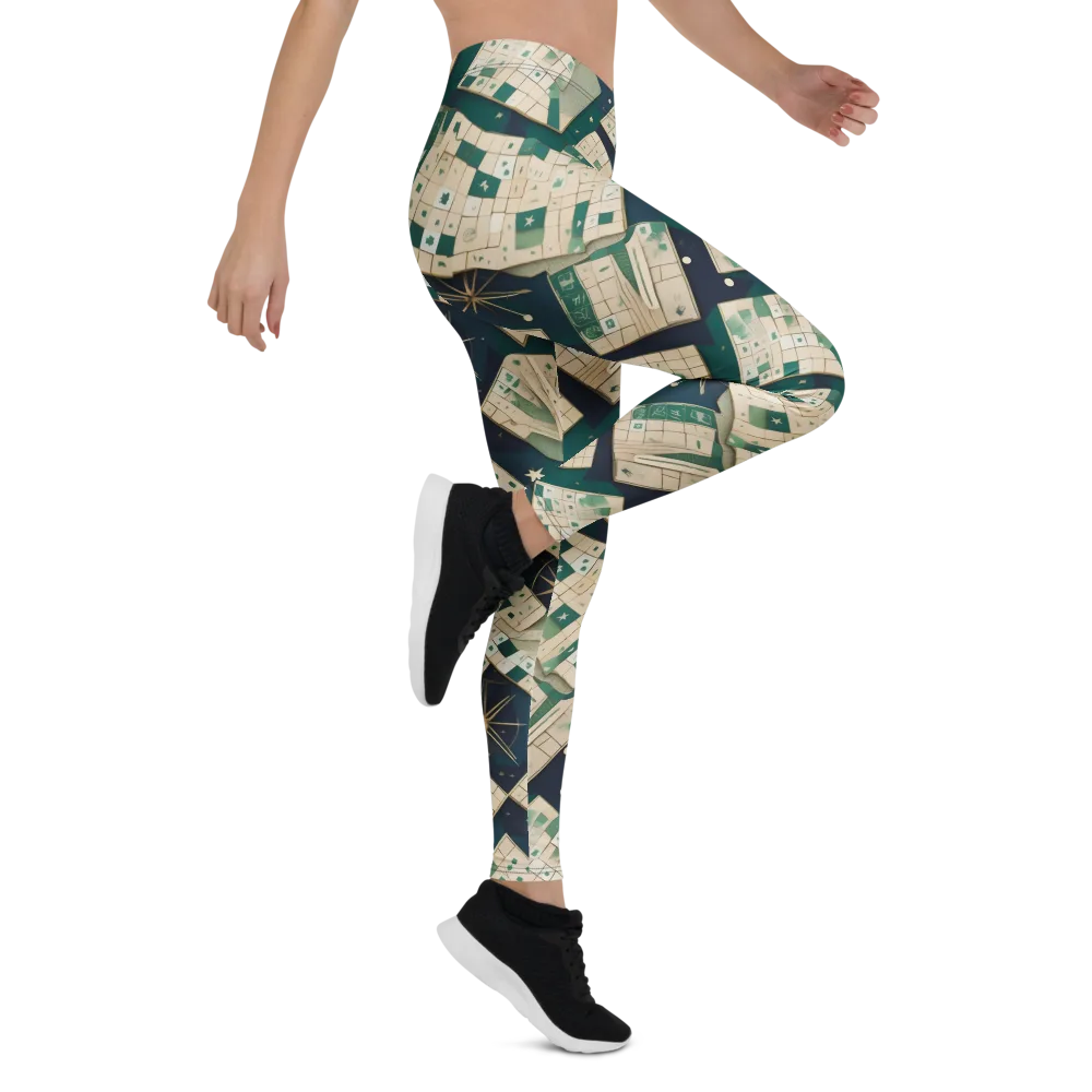 Celestial Cartography on Leggings — Right
