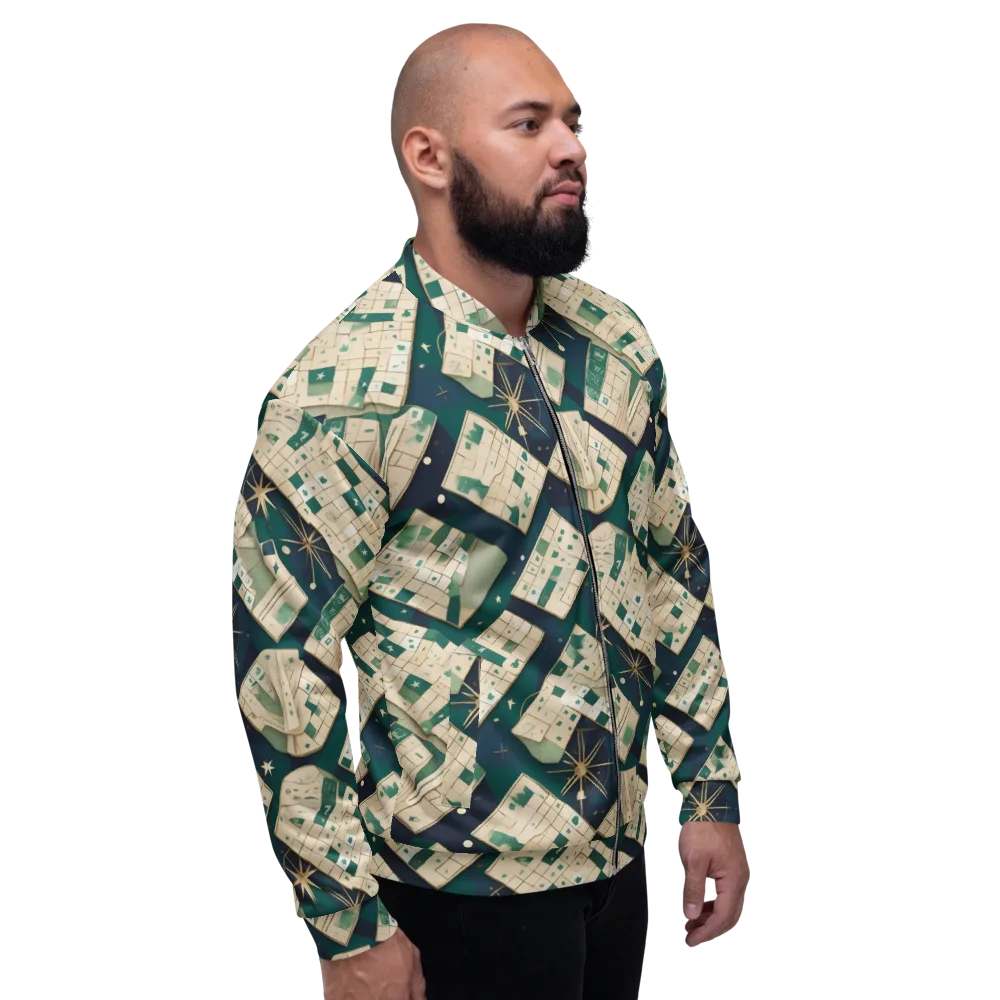 Celestial Cartography on Bomber Jacket — Right