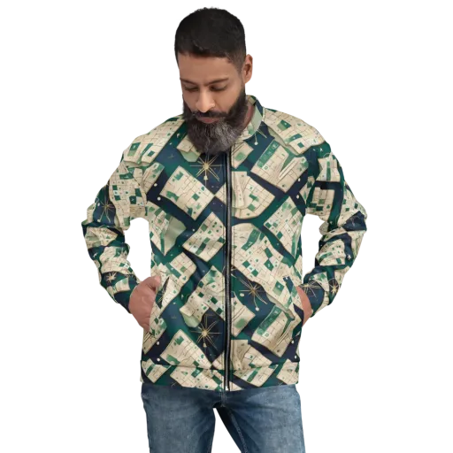 Celestial Cartography on a Bomber Jacket