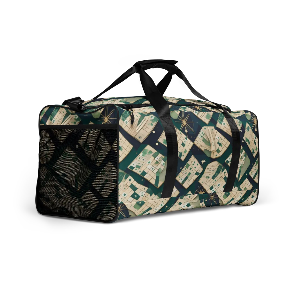 Celestial Cartography on Duffle Bag — Right Front
