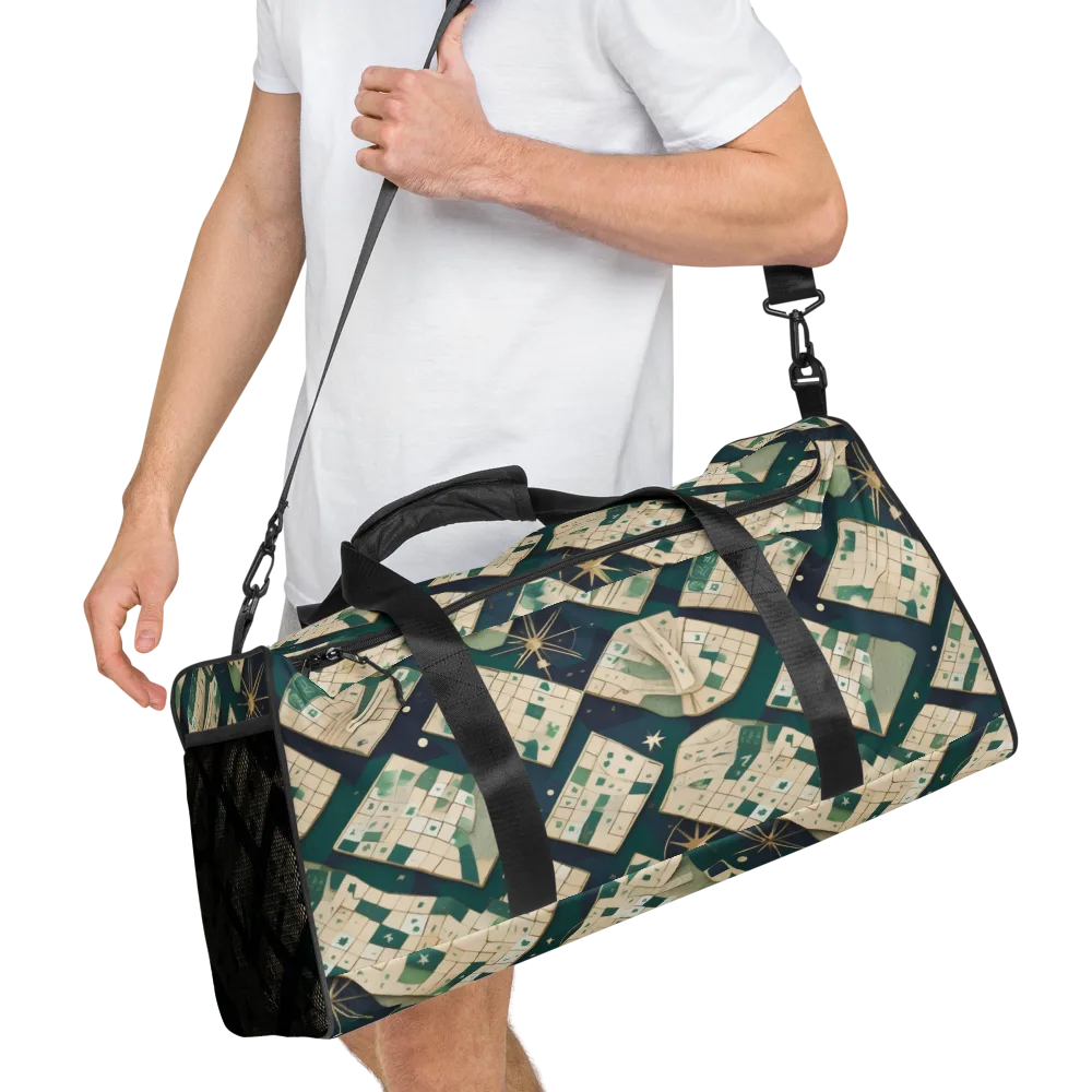 Celestial Cartography on Duffle Bag — Right Front
