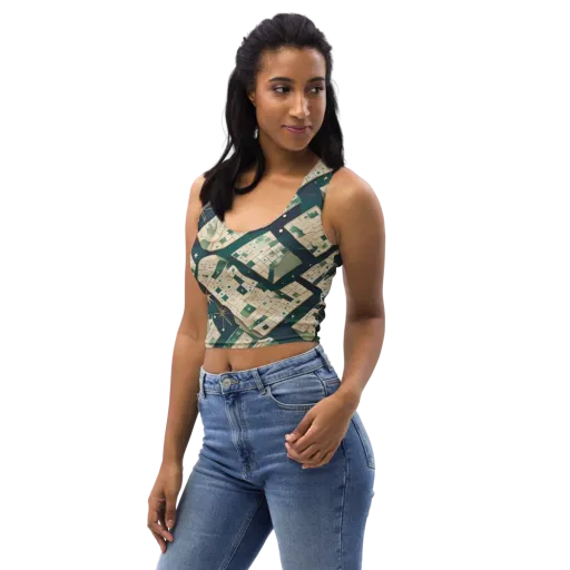 Celestial Cartography on a Crop Top