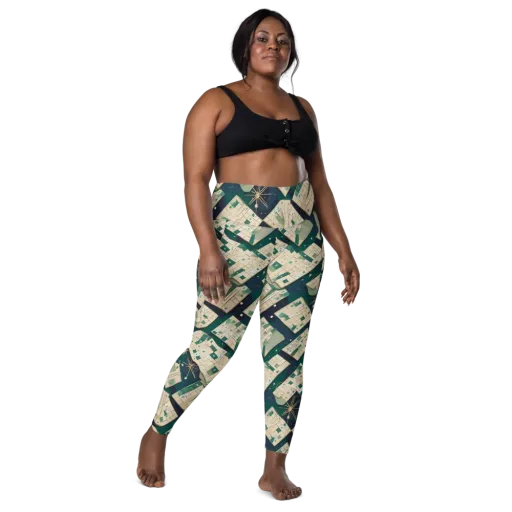 Celestial Cartography on a Leggings with Pockets