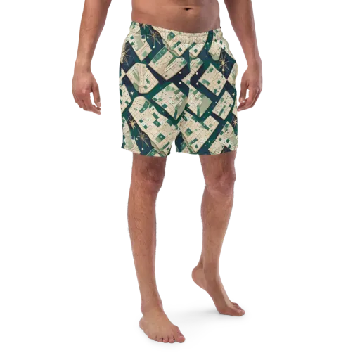 Celestial Cartography on a Swim Trunks