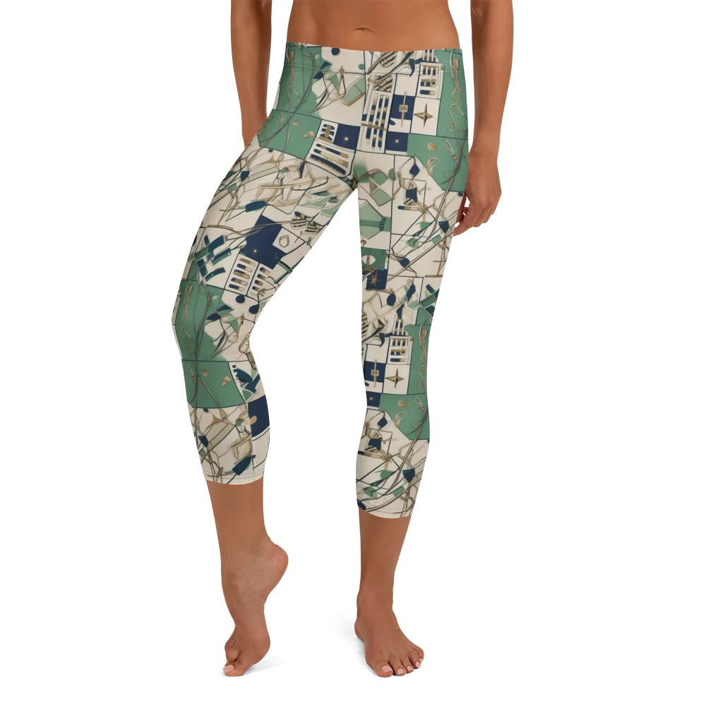 Gilded Toolkit on Capri Leggings — Front