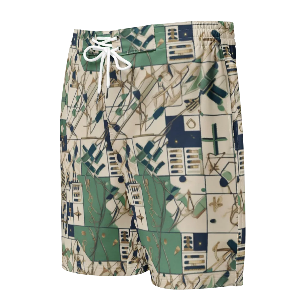 Gilded Toolkit on Men's Board Shorts — Front
