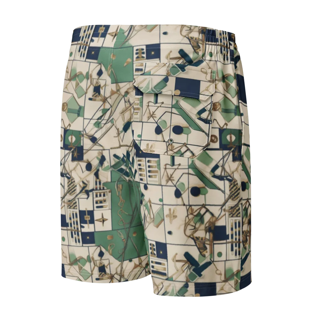 Gilded Toolkit on Men's Board Shorts — Back