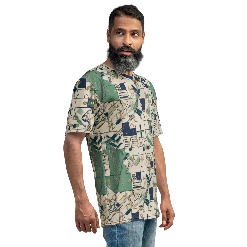 Gilded Toolkit on Men's Crew Neck T-Shirt — Right