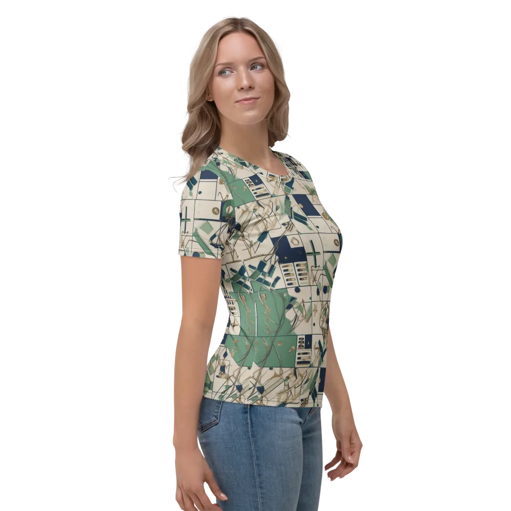 Gilded Toolkit on Women's Crew Neck T-Shirt — Right
