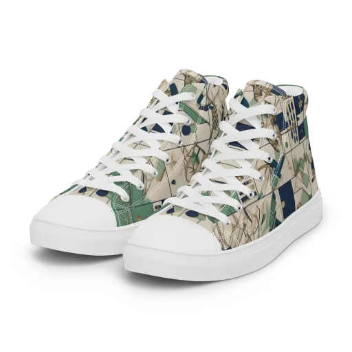 Gilded Toolkit on a Women's High Top Canvas Shoes