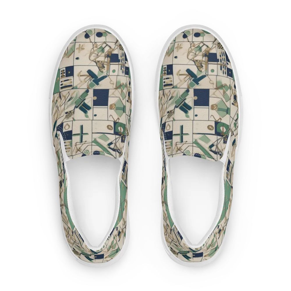 Gilded Toolkit on Women's Slip-On Canvas Shoes — Front