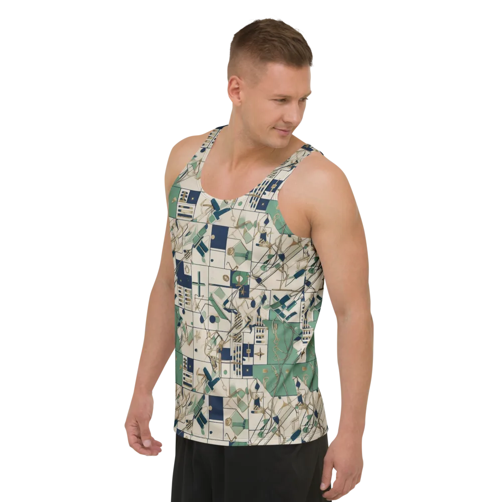 Gilded Toolkit on Men's Tank Top — Left Front