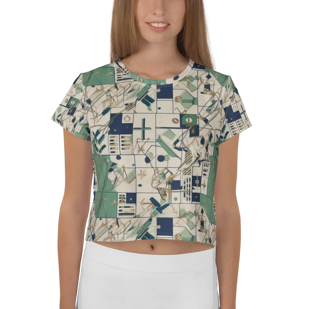 Gilded Toolkit on Crop Tee — Front