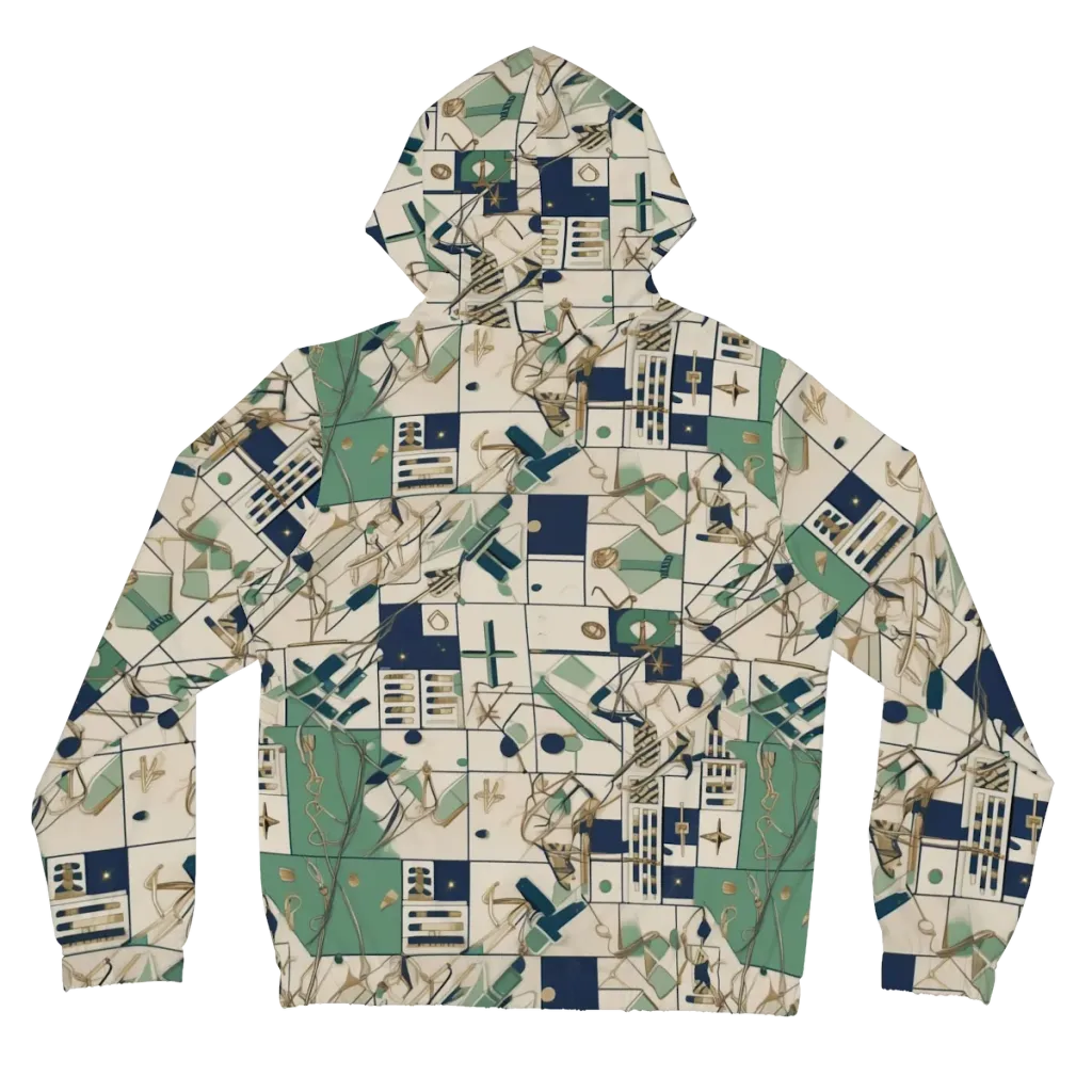 Gilded Toolkit on Women's Full-Zip Hoodie — Back
