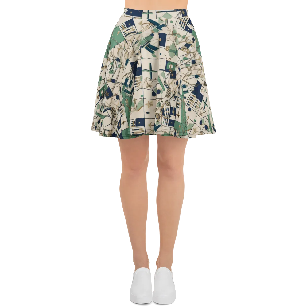 Gilded Toolkit on Skater Skirt — Front