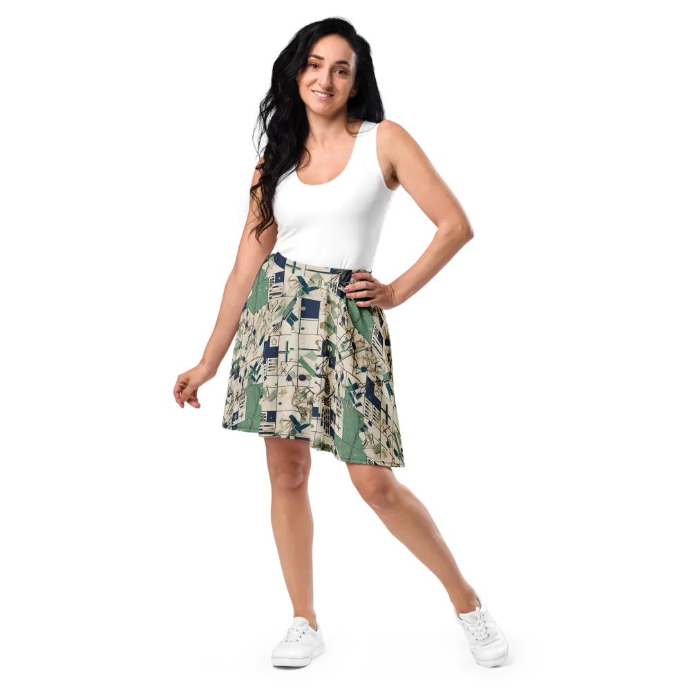 Gilded Toolkit on Skater Skirt — Front