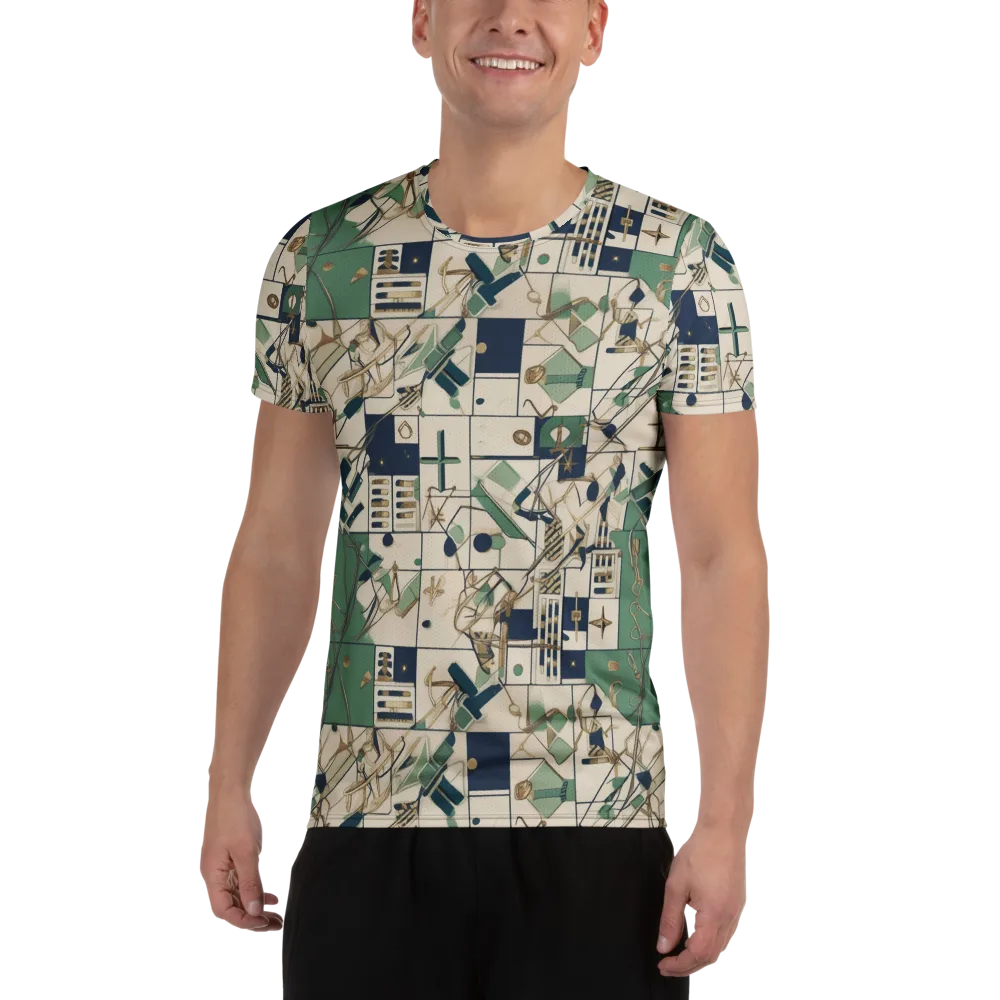 Gilded Toolkit on Men's Athletic T-Shirt — Front