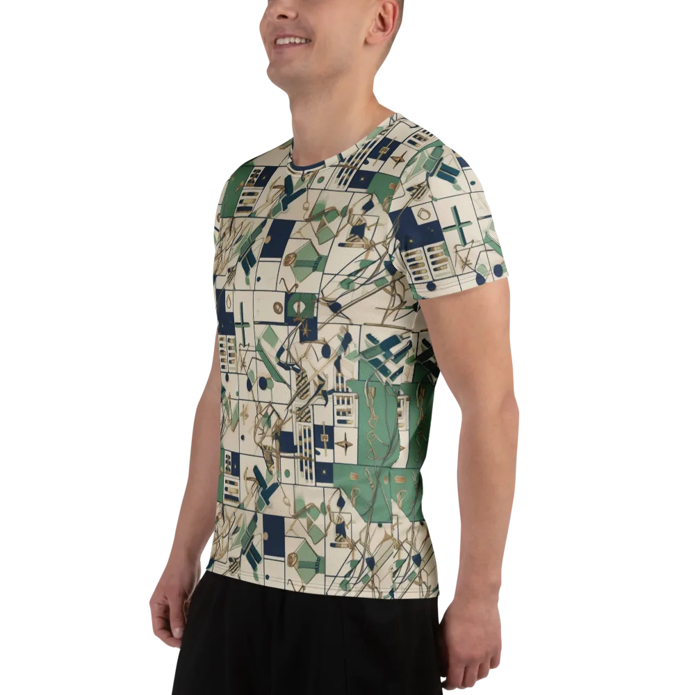 Gilded Toolkit on Men's Athletic T-Shirt — Left