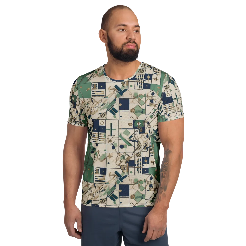 Gilded Toolkit on Men's Athletic T-Shirt — Front