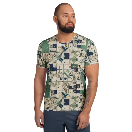 Gilded Toolkit on a Men's Athletic T-Shirt
