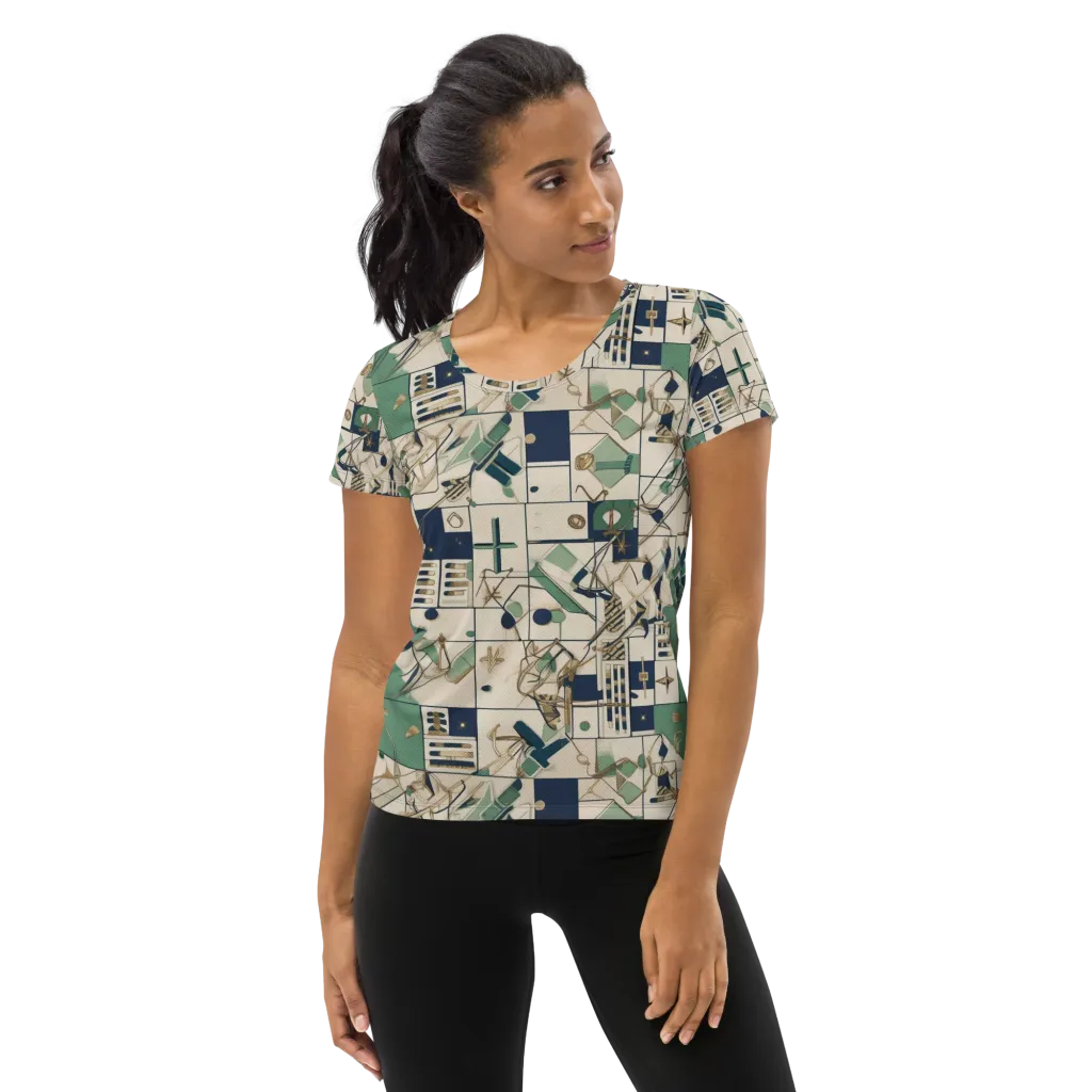 Gilded Toolkit on Women's Athletic T-Shirt — Front
