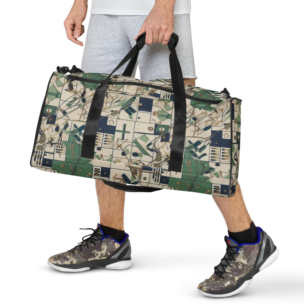 Gilded Toolkit on Duffle Bag — Front