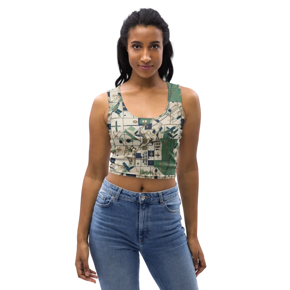 Gilded Toolkit on Crop Top — Front