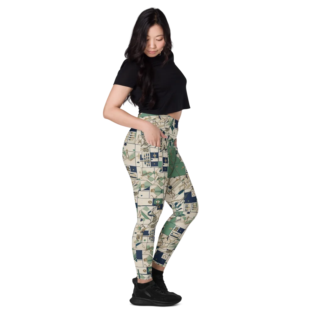 Gilded Toolkit on Leggings with Pockets — Right