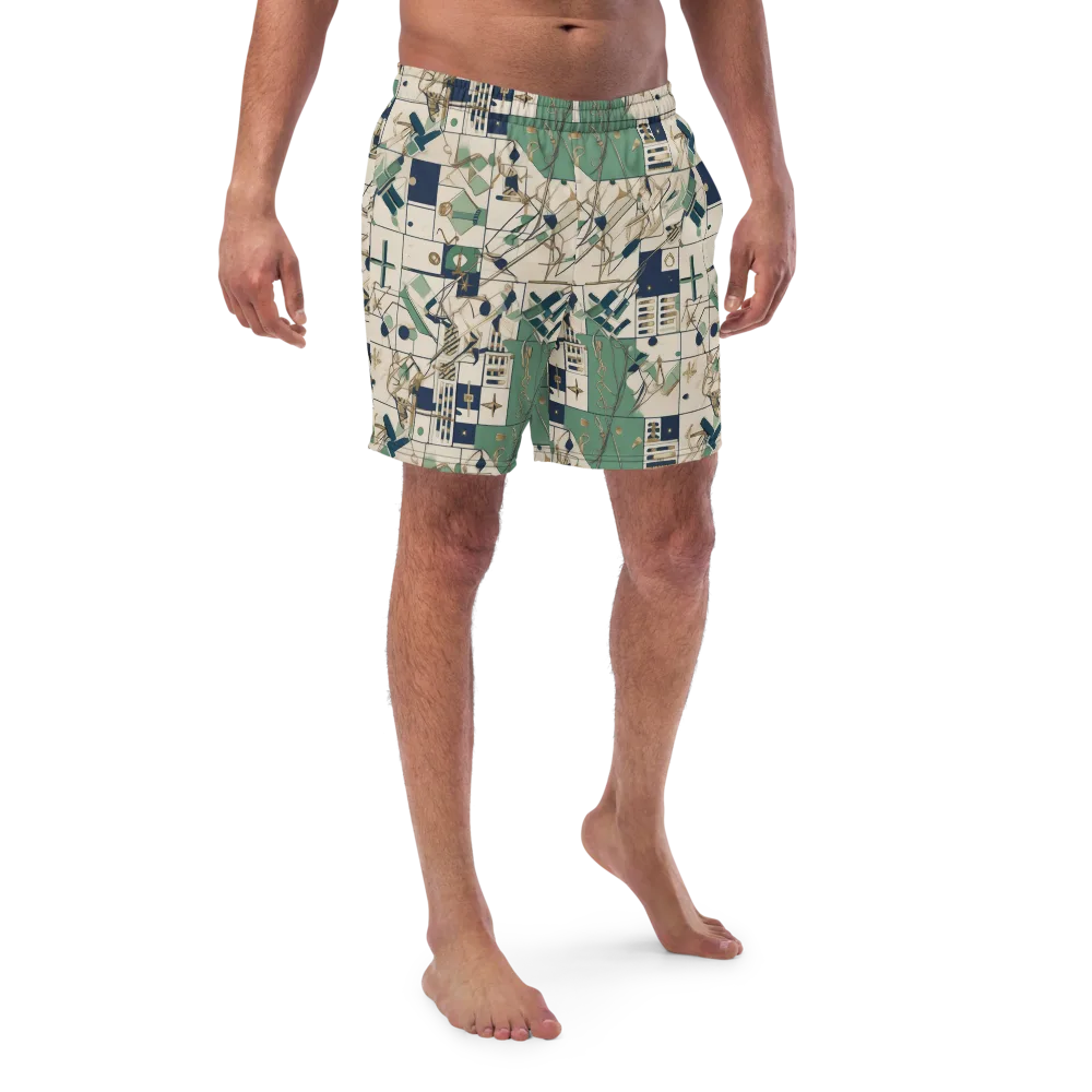 Gilded Toolkit on Swim Trunks — Front