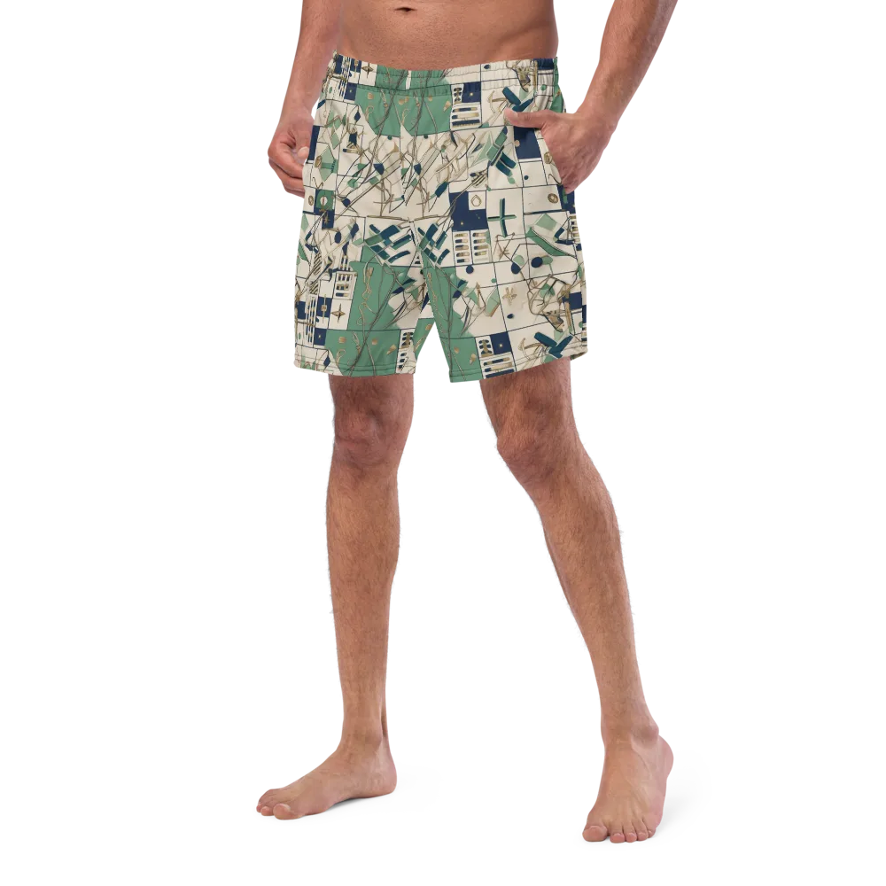 Gilded Toolkit on Swim Trunks — Left Front
