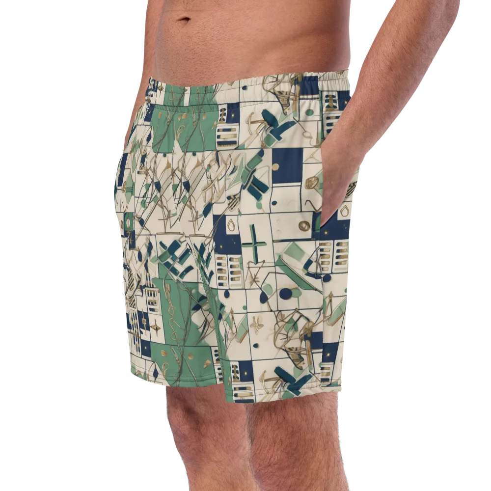Gilded Toolkit on Swim Trunks — Left Front