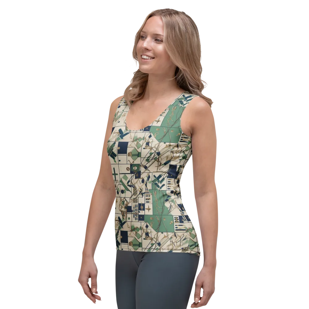 Gilded Toolkit on Women's Tank Top — Left Front