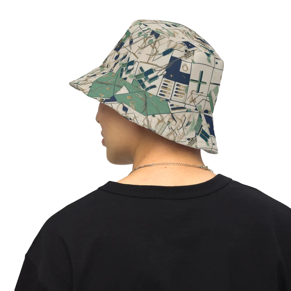 Gilded Toolkit on Reversible Bucket Hat — Back Inside