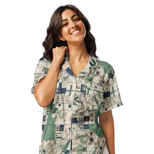 Gilded Toolkit on a Women's Short Sleeve Pajama Top