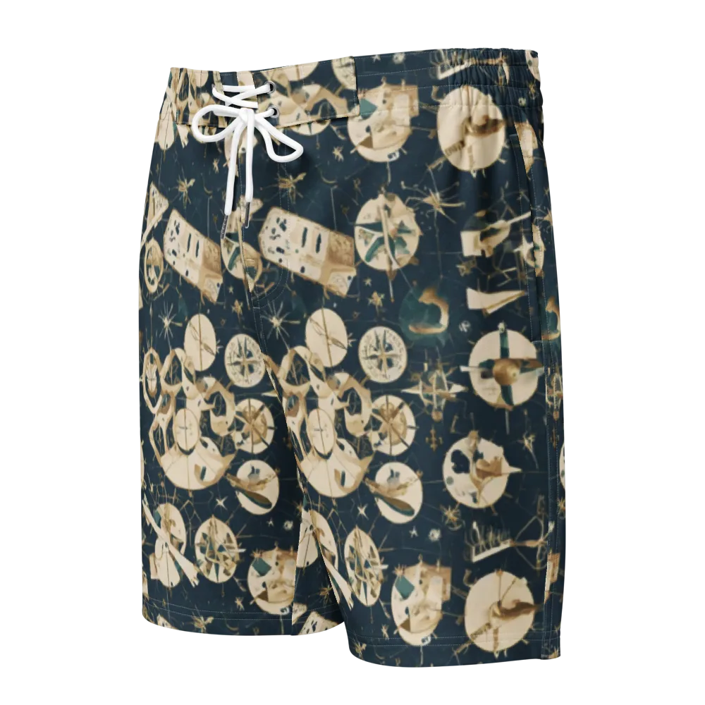Celestial Instrument on Men's Board Shorts — Front