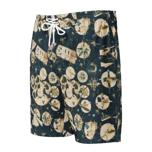 Celestial Instrument on a Men's Board Shorts