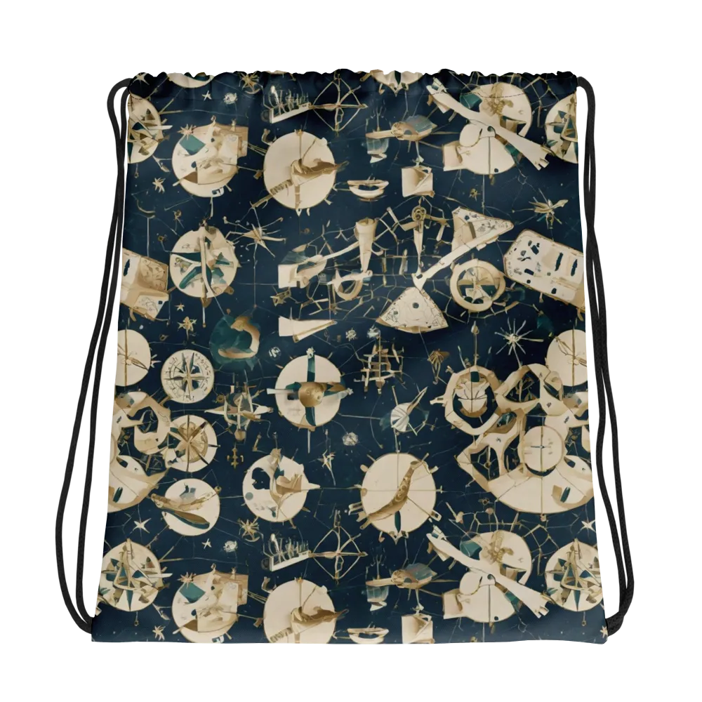 Celestial Instrument on Drawstring Bag — Photo