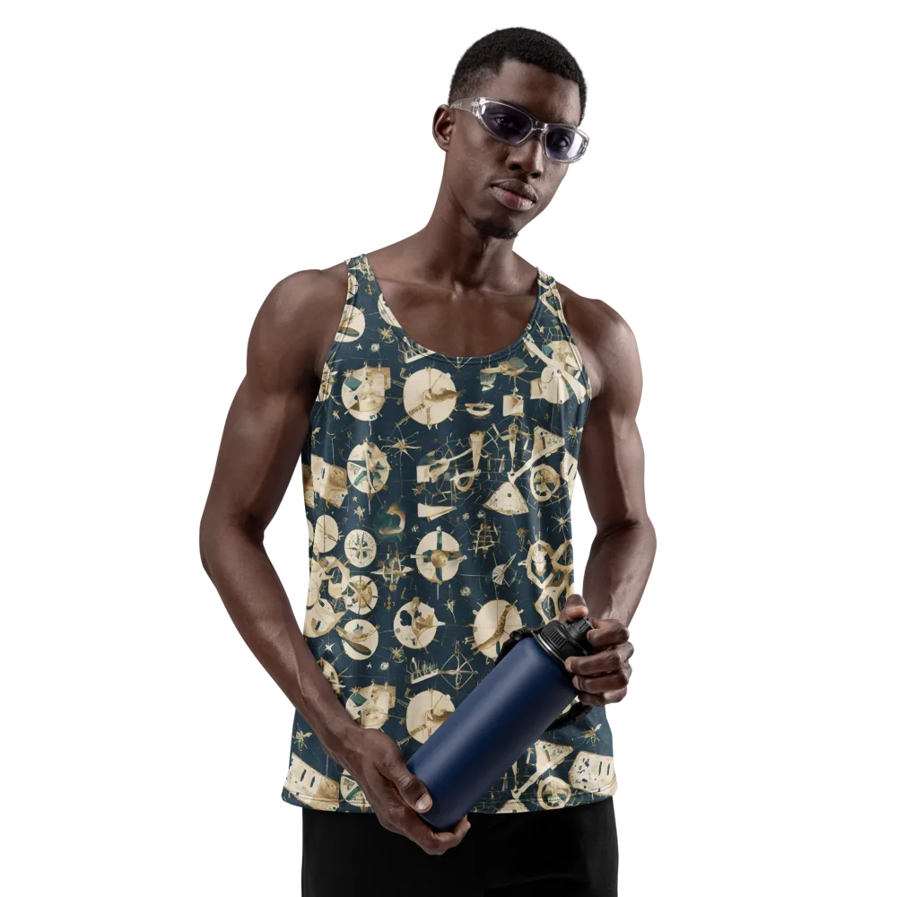 Celestial Instrument on Men's Tank Top — Front