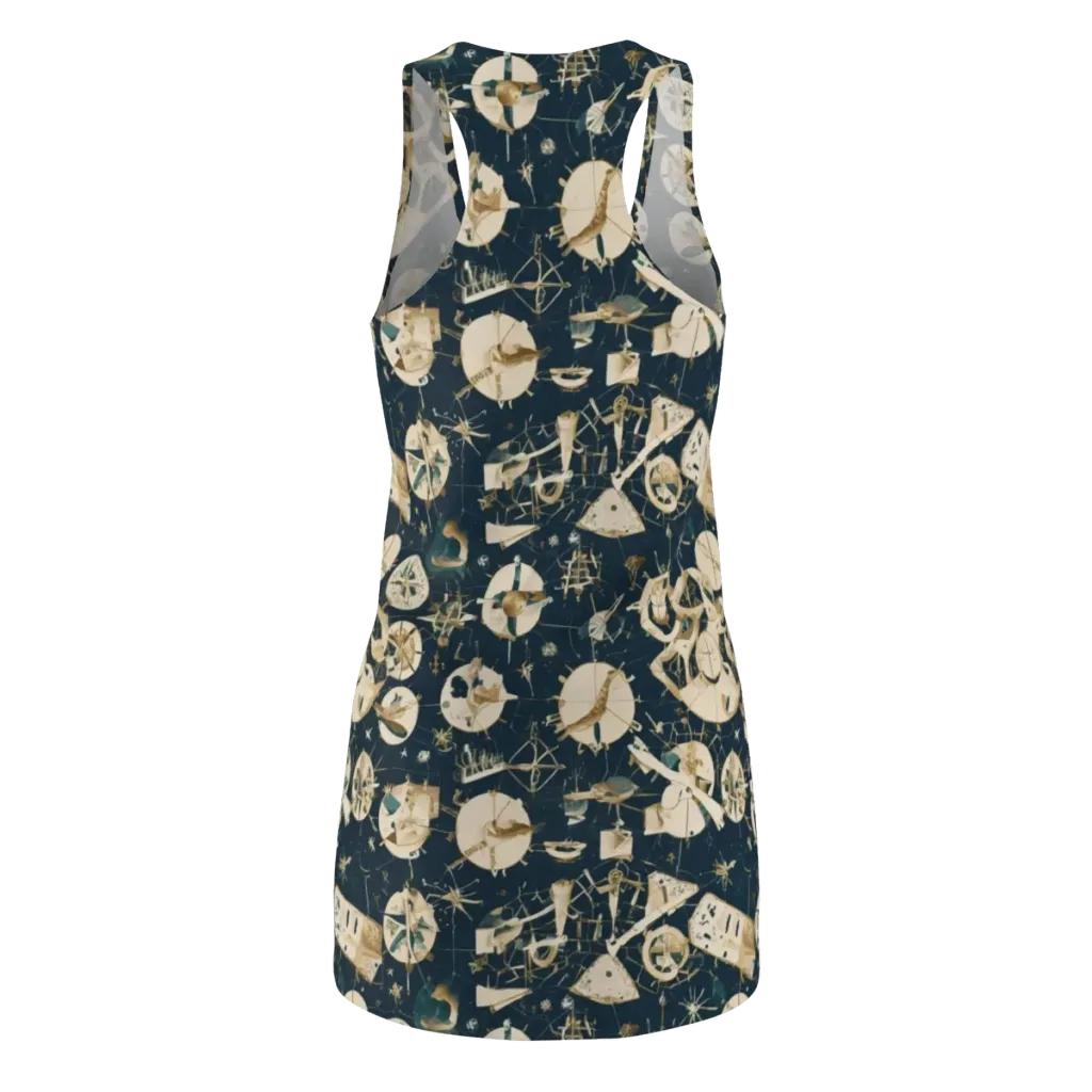 Celestial Instrument on Racerback Dress — Back