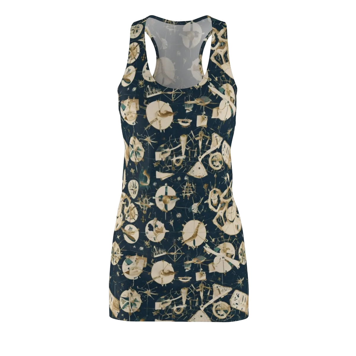 Celestial Instrument on Racerback Dress — Front