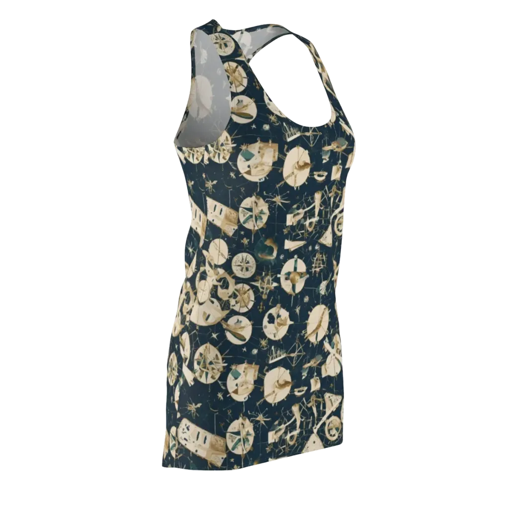 Celestial Instrument on Racerback Dress — Front Side