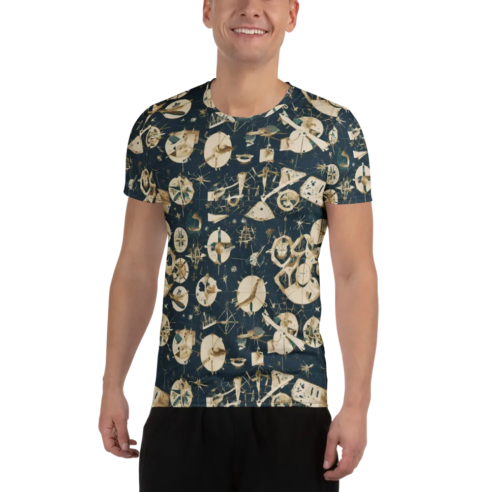 Celestial Instrument on Men's Athletic T-Shirt — Front