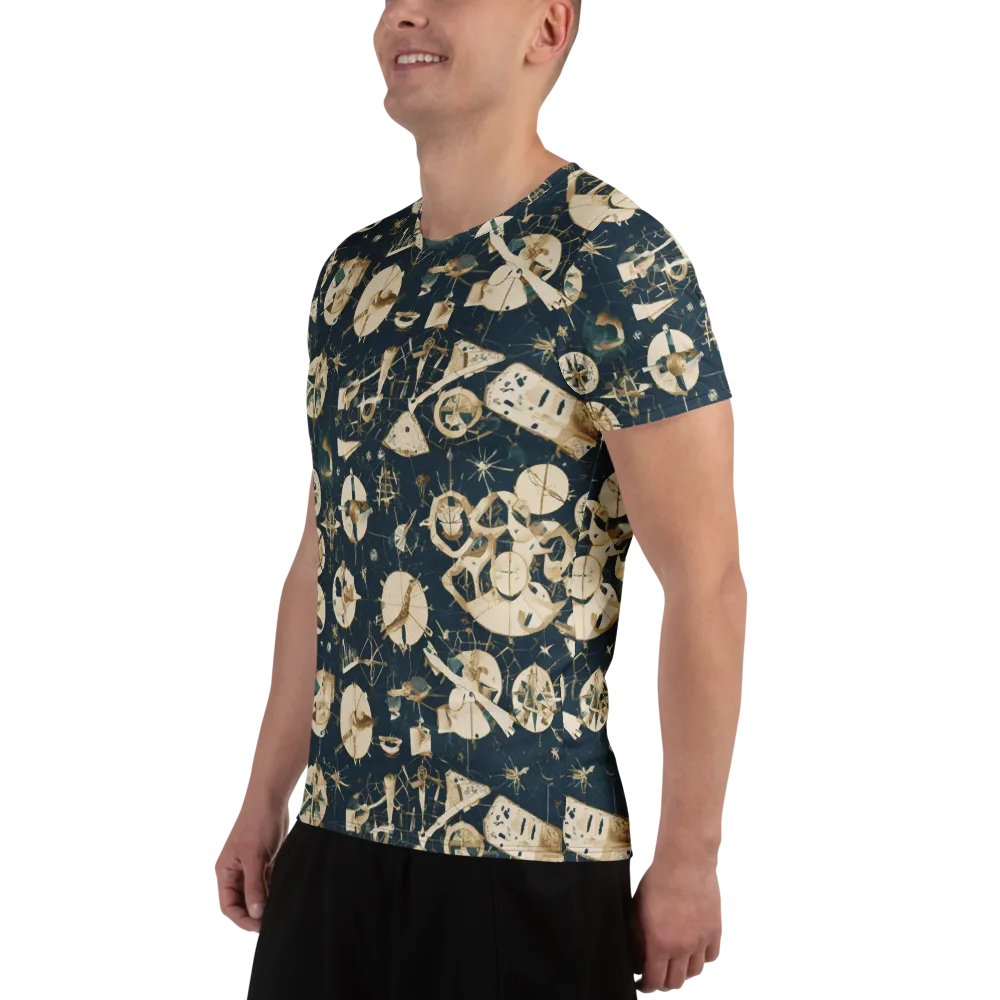 Celestial Instrument on Men's Athletic T-Shirt — Left