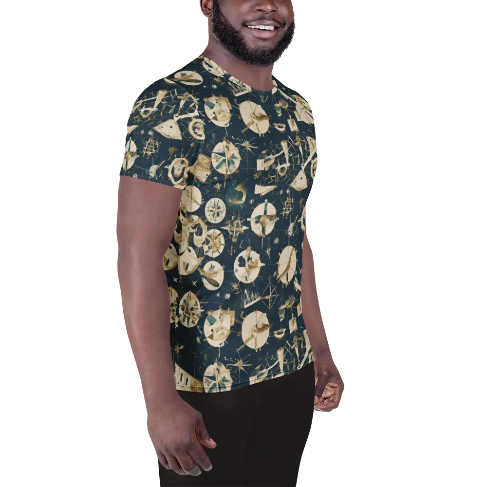Celestial Instrument on Men's Athletic T-Shirt — Right