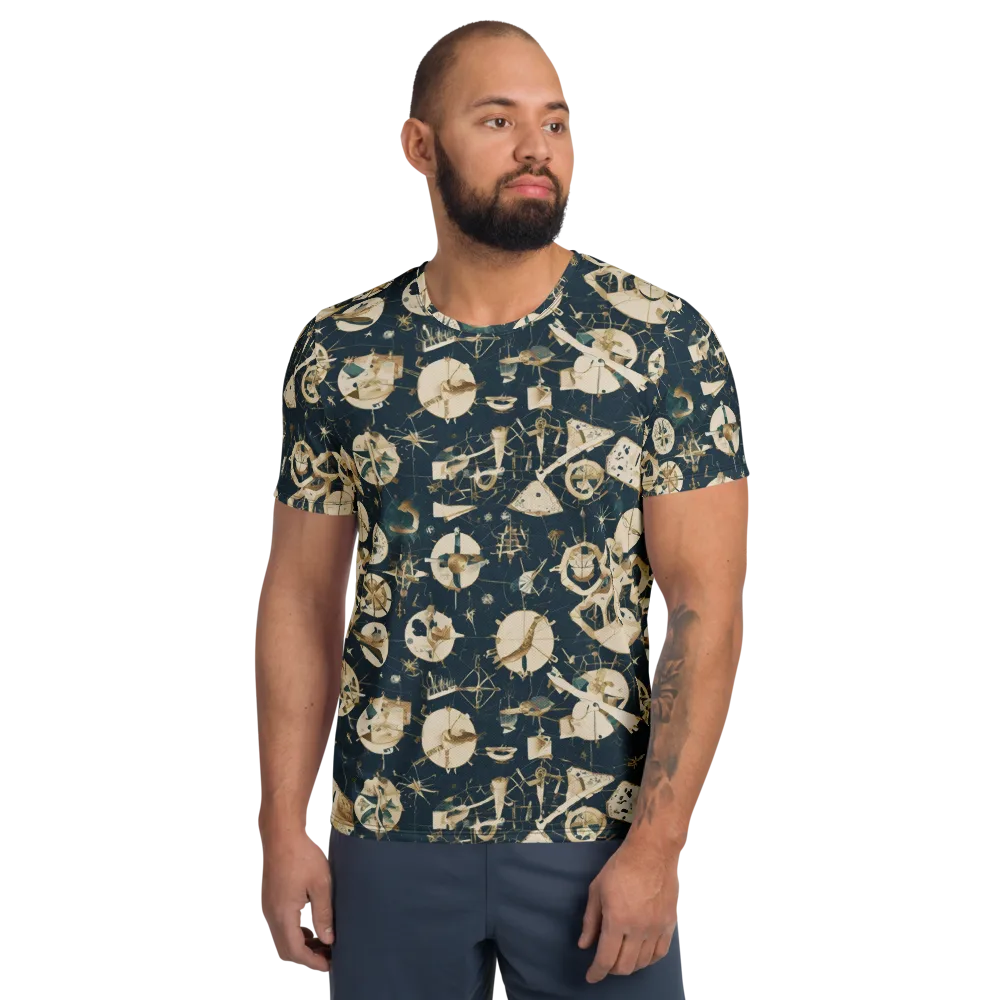 Celestial Instrument on Men's Athletic T-Shirt — Front