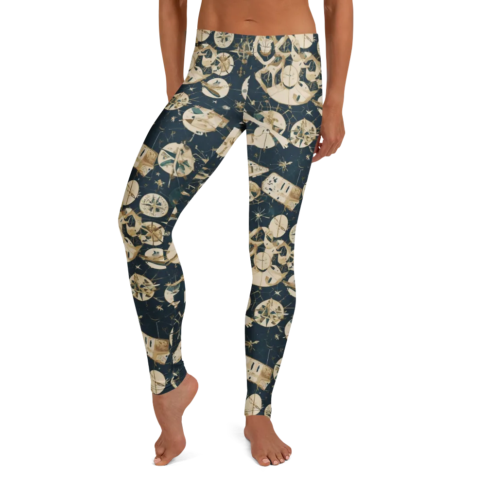 Celestial Instrument on Leggings — Front