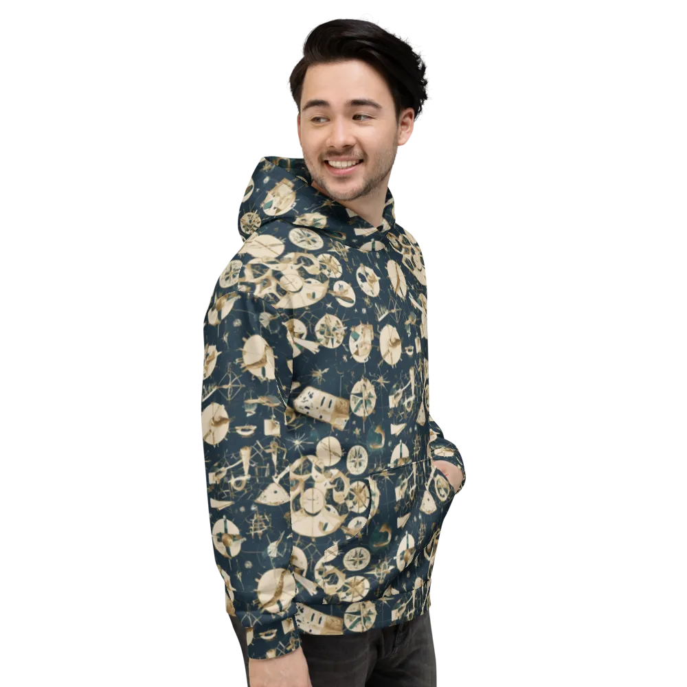 Celestial Instrument on Hoodie — Right