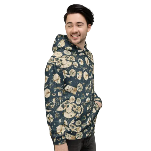 Celestial Instrument on a Hoodie