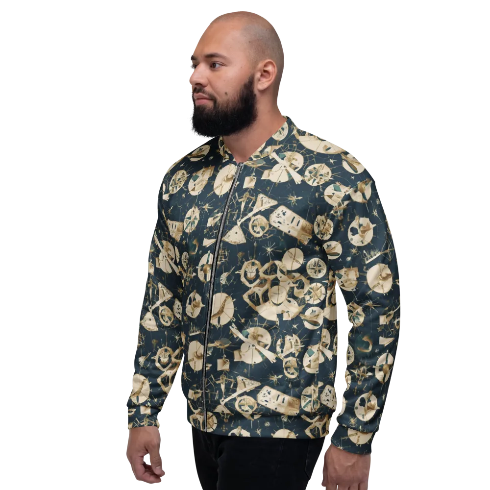 Celestial Instrument on Bomber Jacket — Left
