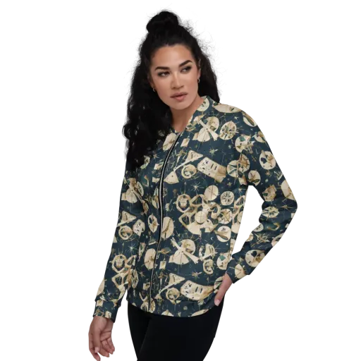 Celestial Instrument on a Bomber Jacket
